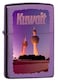 Zippo CI018775 24747 Kuwait Towers High Polish Purple Windproof Lighter