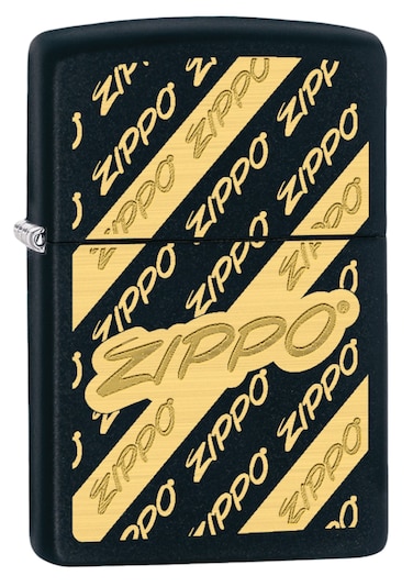 Zippo CI040272 (MP326255) 218 Souvenir Collection Black Matte Windproof Lighter