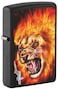 Zippo CI001279 218 Mazzi Flame Lion Black Matte Windproof Lighter