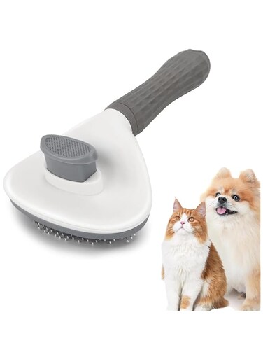 X spring Cat Grooming Brush, Easy to Remove Loose Undercoat, Dog Cat Bunny Pet Grooming Shedding Brush with Individually Wrapped, Pet Massaging Tool Suitable for Pets with Long or Short Hair