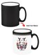 Color Changing Heat Sensitive Ceramic Mug, Image Revealed When HOT Liquid is Added! Secret Garden