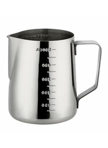 Steel Milk Frothing Jug Silver 550ml
