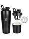 Dilla Protein Shaker Bottle - 800ml   Non-SLip and Leak-Proof Design   Hot and Cold   Scale powder compartment   Ideal for workout, outdoor activities, Gym, or busy days   On the Go