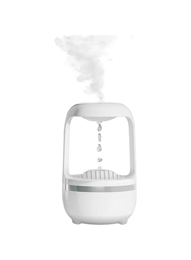 Vodzy Anti-Gravity Humidifier, Levitating Water Tabletop Fountain,Humidifier with Anti Gravity Water Drops Ultrasonic Fogger Mini Humidifier for Bedroom &amp; Offices.