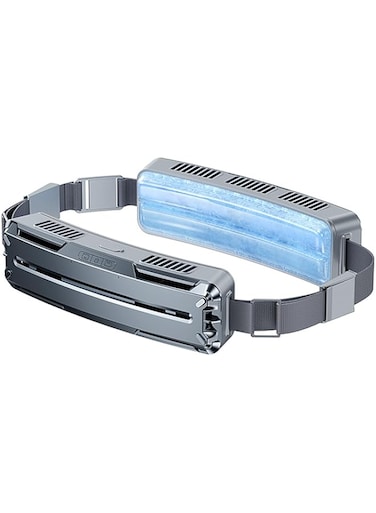Cryfokt 5000mAh Wearable Waist Fan, 3 Speeds Portable Mini USB Belt Fan with Unique PCM, 360 Degree Cooling Large Air Volume Cooling Fan for Outdoor, Farm, Camping, Hiking, Travel, Fishing
