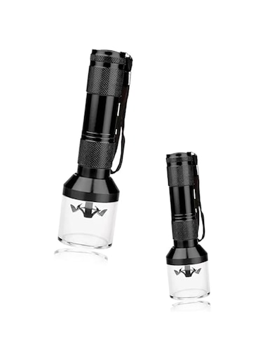 Honwor Black Stainless Steel Electric Powder Grinder - One-Touch Operation for DIY Lipstick &amp; Spice Grinding - Compact &amp; Efficient