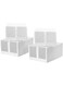 Ikea Skubb Shoe Box, White 4 Pack