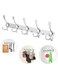 SKEIDO 15 Hooks Stainless Steel Coat Robe Hat Clothes Wall Mount Hook Hanger Towel Rack