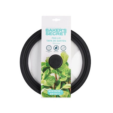 Secret Baker&acirc;&euro;&trade;s Secret Glass Lids 24&acirc;&euro;&macr;/&acirc;&euro;&macr;26&acirc;&euro;&macr;/&acirc;&euro;&macr;28&acirc;&euro;&macr;cm &acirc;&euro;&ldquo; Essential Cookware Accessories for Cooking, Steaming &amp; Heat Retention