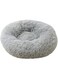 YFFS Fluffy Round Pet Bed, Warm Plush Dog and Cat Pet Bed, Warm and Calm Small Donuts, Kennel, Soft Puppy Sofa To Sleep, Color and Size To Choose From (50 CM,A)
