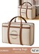 Extra Large Moving Storage Bags, Large Capacity Clothes Organizer With Zippers, Heavy-Duty Waterproof Laundry Bag For Travel, Space-Saving Foldable Totes For Quilt Garment Home Bedroom Essentials
