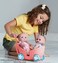JC Toys Lil Cutesies Twin 8.5" All Vinyl Dolls And Stroller Set, Posable And Washable, Removable Outfits  Twin Stroller And Accessory,   Ages 2+, Green