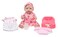 JC Toys Missy Kissy Kiss &amp; Care Nursery, Drink &amp; Wet Interactive Doll Gift Set