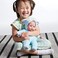JC Toys Berenguer Boutique Soft Body 38Cm Blue Baby Doll Open/Close Eyes With Play Elephant