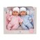 JC Toys 12.5&rdquo; Nonis Twin Baby Dolls Set - Boy &amp; Girl Soft-Body Dolls With Accessories, Realistic Twins Playset