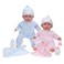 JC Toys 12.5&rdquo; Nonis Twin Baby Dolls Set - Boy &amp; Girl Soft-Body Dolls With Accessories, Realistic Twins Playset