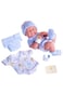 La Newborn Baby Doll With Accessories 14 inches - Blue 18543