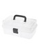 3-Layer Folding Plastic Storage Box Clear 627grams