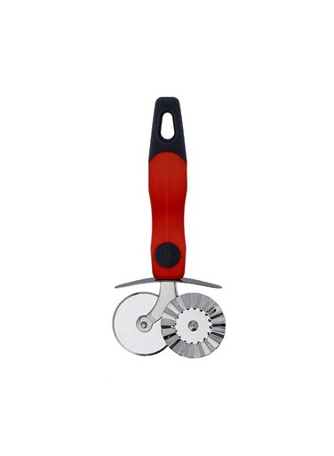 Stainless Steel Double Side Pizza Cutter DC1926 PP Handle