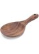 Sorandy Rice Paddle, Rice Paddle Spoon Wood Non Stick Rice Scooper with Round Shallow Head Wooden Serving Spoon Rice Scoop Rice Spatula Wooden Kitchen Utensils Tableware