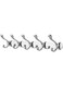 halamodo Stainless Steel Hooks 5 Pin Bath Towel Hooks-Heavy Duty Wall Mounted Door Hook Hanger- Metal Clothes Hooks for Hanging Coats Hat for Bathrooms Bedroom Kitchen Key Hanger Hooks