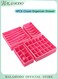 4PCS Closet Underwear Organizer Drawer Divider Foldable Underwear Drawer Organizer Closet Dividers Storage Box for Clothes &amp; Socks