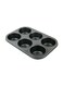 Grid Muffin Cake Mould Black 27X19centimeter