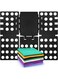 Folding Board, Adjustable T-Shirt Folding Board, Plastic Shirt Folder, with High Toughness, Space Saving, Connect Firmly, Folding Clothes for Kids and Adults, Black