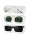 NALACAL Sunglasses Organizer, Wall Mounted Plastic Eyeglass Holder, Eyewear Display Stand for Home Decor, Sunglasses Storage Rack for Living Room, Bedroom, Bathroom, Entryway, and Closet