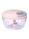 Hand Drawn Vegetable Cutter pink 13.00x9.70x12.80cm