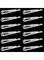 IFAMIO 1000 Pcs U Shape Plastic Alligator Clips with Teeth Clear Shirt Folding Clips for Socks Dress Ties Garment Clips Clothespins for Hanging Pants