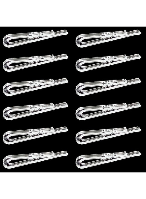 IFAMIO 1000 Pcs U Shape Plastic Alligator Clips with Teeth Clear Shirt Folding Clips for Socks Dress Ties Garment Clips Clothespins for Hanging Pants