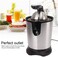 Stainless Steel Citrus Juicer Machine with Powerful 130W Motor