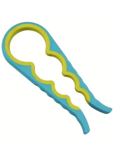 Easy-Grip 4-in-1 Jar Opener - Effortless Can Opening for Weak Hands, Elderly, and Arthritis Sufferers - Essential Kitchen Gadget for Independent Living, Assisted Daily Living, and Home Kitchen Conven