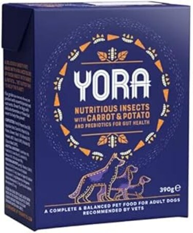 Yora Pet Foods Nutritious Insect with Carrot &amp; Potato Wet Dog Food - 390G