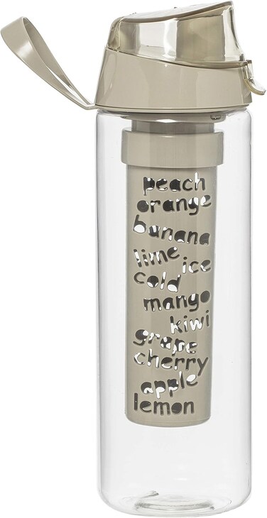 750ml Bottle with Fruit Infuser - Grey Grey 750ml