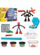 Play-Doh Marvel Spider-Man Launch &amp; Slice Battle Playset with 2 Bendy Action Figures and 7 Accessories, Imagination Toys for Boys &amp; Girls 4 Years &amp; Up