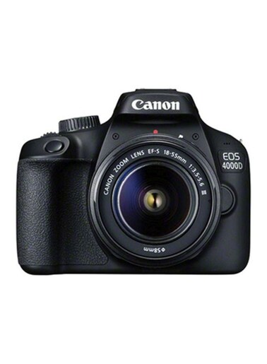 Canon EOS 4000D DSLR Camera with EF-S 18-55mm III Lens - International