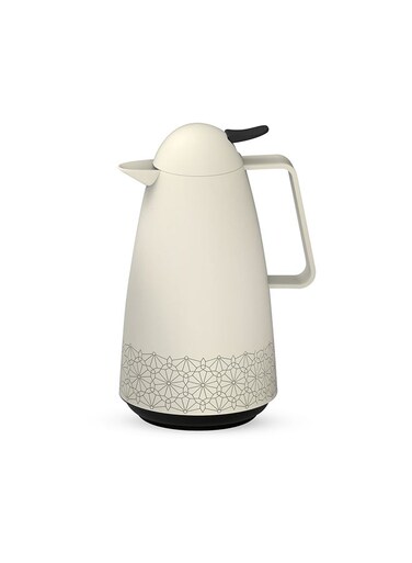 1000ml Vacuum Flask RF12301 With Pink Glass Inner and PP Outer Body Keeps Your Drinks Hot or Cold, Asbestos-Free and Hygienic Leak-Proof and Portable Design Multicolor 1000ml
