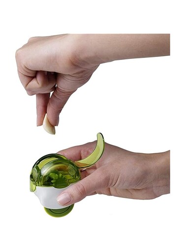 DELFINO Manual Roller Garlic Chopper, Garlic Grinder, Garlic Press, Garlic Kitchen Gadget Best Rolling Garlic Chopper Easy to Use and Clean