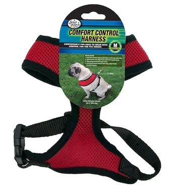 Four Paws Walk-About Comfort Control Harness, Red Medium