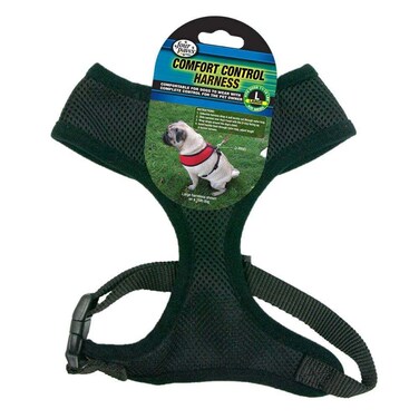 Four Paws Walk-About Comfort Control Harness, Black Large