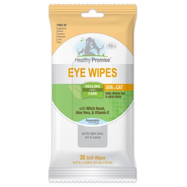 Four Paws Healthy Promise Eye Wipes for Dog &amp; Cat 35ct.