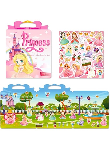 new boat Reusable Sticker Book for Kids, Fun Travel Stickers for Kid, Toddler Toys, 43 Pcs Cute Waterproof Stickers for Kids Teens Girls Boys,Quiet Book for Kids (jelly book002)