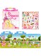 new boat Reusable Sticker Book for Kids, Fun Travel Stickers for Kid, Toddler Toys, 43 Pcs Cute Waterproof Stickers for Kids Teens Girls Boys,Quiet Book for Kids (jelly book002)