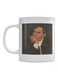Arab Artist Abdel Halim Hafez Printed Mug White/Brown/Beige 350ml