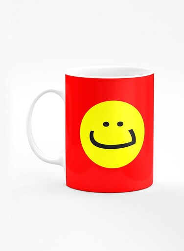Designer Printed Coffee Mug with Heavy Duty Handle 11oz Ceramic Personalised Gift Mugs Cup [Microwave Safe &amp; Dishwasher Proof] - Ta Smile