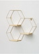 Creative Wall Storage Rack Hexagonal Combination Shelf