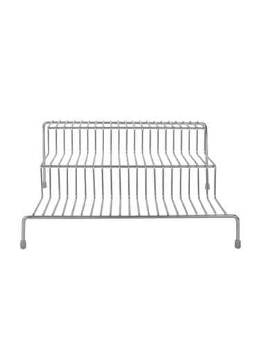 Box 3-Shelf Rack Silver 25.4x10.8x24centimeter