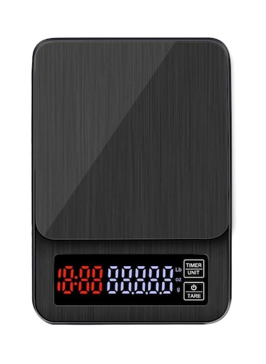 LCD Digital Electronic Drip Coffee Scale Black